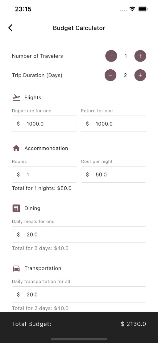 App UI Screenshot 3
